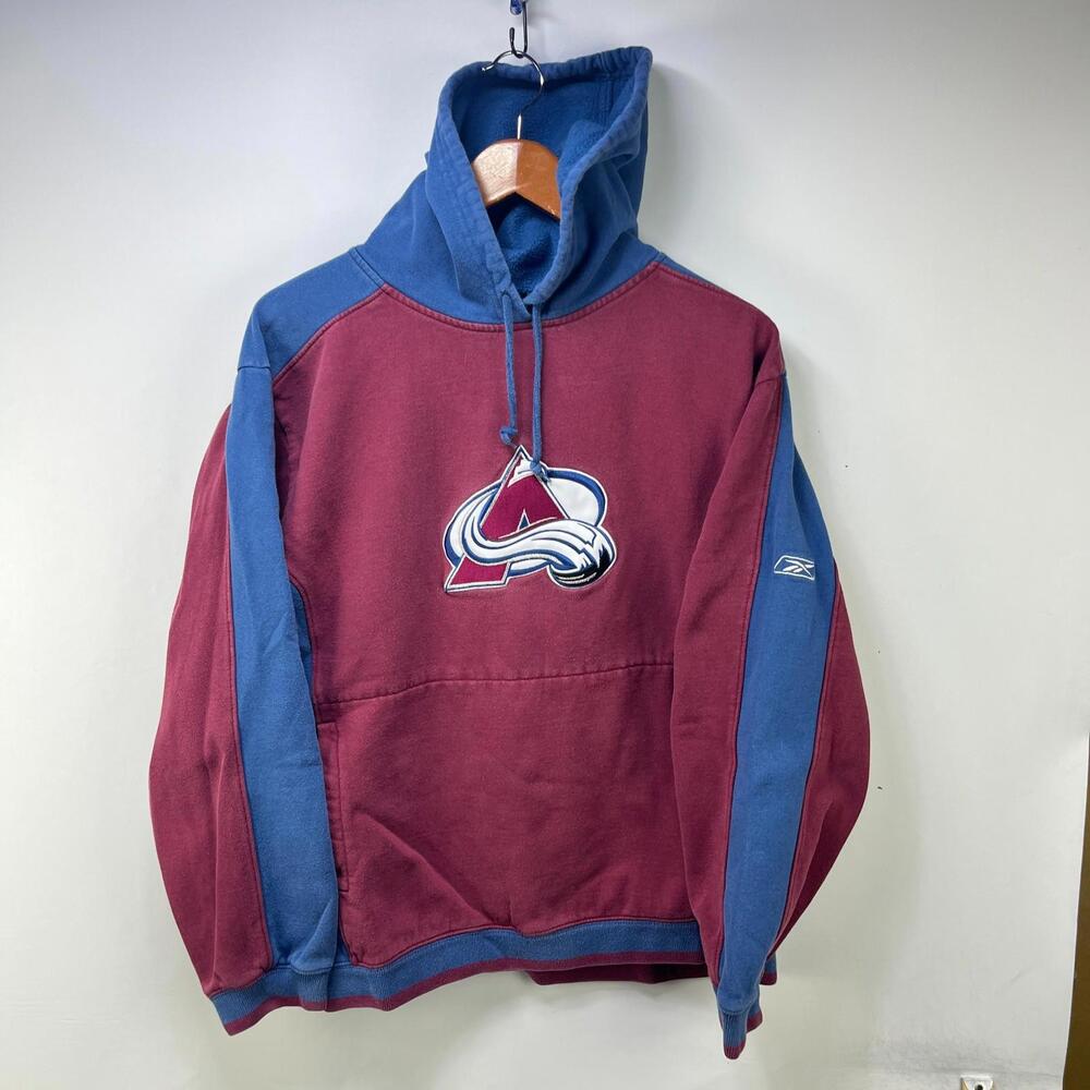 Vintage Colorado Avalanche Reebok Hoodie Large